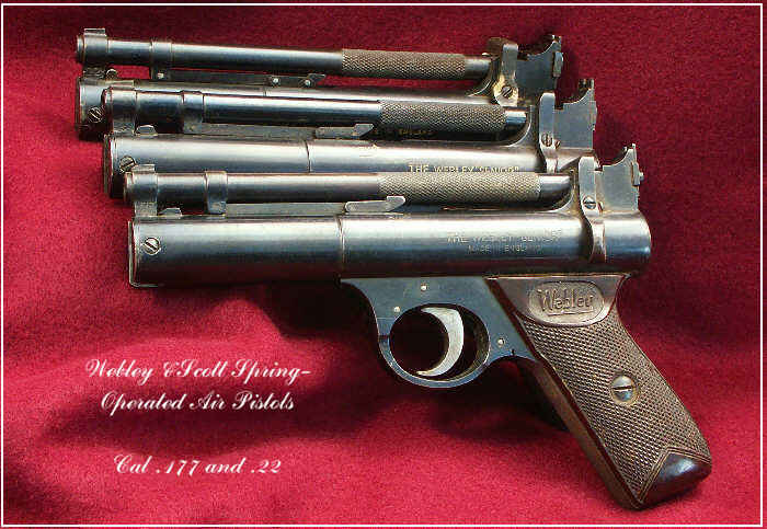 Webley air pistols